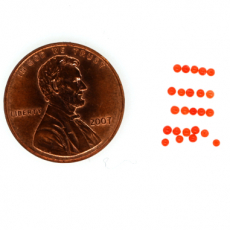 Coral Cab Round 1mm Approximately 0.32 Carat
