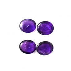 Amethyst Cab Oval 12X10mm Approximately 16 Carat.