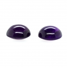 Amethyst Cabs Round 15mm Approximately 25.00 Carat