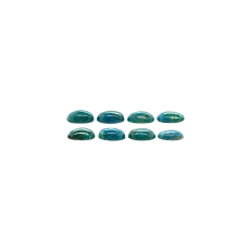 Chrysocolla Cab Oval 10X8X3mm Approximately 19 Carat.