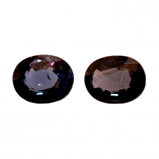 Color change Garnet Oval 4.5x3.5mm Matching Pair Approximately 0.51 Carat