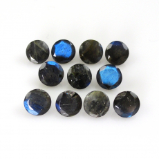 Faceted Labradorite Round 5mm Approximately 5 Carat