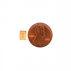 Golden Orange Citrine Emerald Cut 7x5mm Single Piece Approximately 0.86 Carat