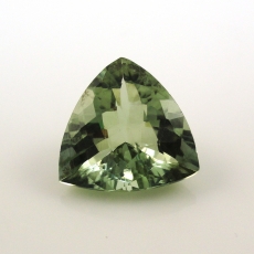 Green Amethyst (Prasiolite) Trillion Shape 14x14mm Approx 7 Carat