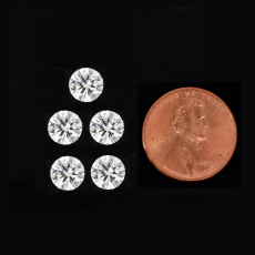 Lab Grown Diamond Round 2.5mm Approximately 0.30 Carat