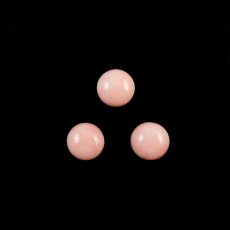 Pink Opal Cab Round 12mm Approximately 13 Carat