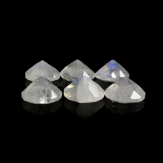 Rainbow Moonstone Faceted Round 8mm Approximately 10 Carat