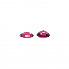 Red Spinel Oval 6x5mm Matching Pair Approximately 1.30 Carat