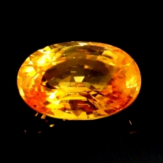 Yellow Sapphire Oval 12.0X7.7mm Approximately 4.28 Carat*