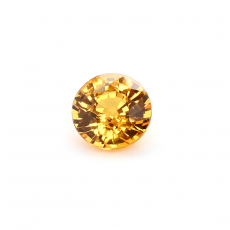 Yellow Sapphire Round 5.5mm Single Piece Approximately 0.89 Carat