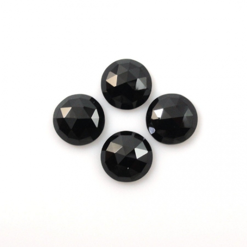 Black Spinel Round 8mm  approx 9 carat