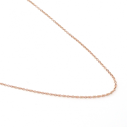 ROLLER 14K ROSE GOLD CHAIN 16IN