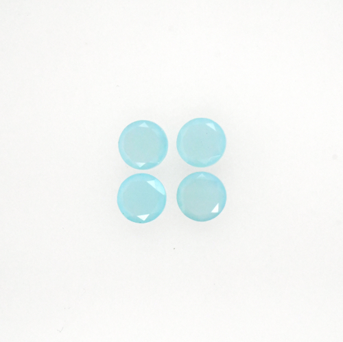 Rose Cut Peruvian Chalcedony Round 10mm Approximately 10 Carat.