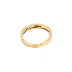 0.15 Carat White Diamond Ring Band in 14K Yellow Gold