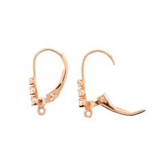 0.20 Carat Diamond Huggie Earring in 14K Rose Gold (ER0450)