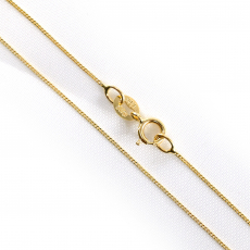 20IN Curb Chain in 14K Yellow Gold