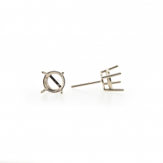 4mm Round Findings in 14K Gold