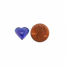 AAA Tanzanite Heart Shape 14.4x13.2mm Single Piece 11.67 Carat*