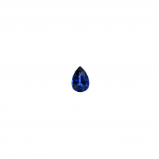 African Blue Sapphire Pear Shape 7x5mm Single Piece 0.74 Carat