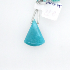 Amazonite Drops Conical Shape 24X18mm Drilled Bead Single Pair