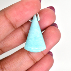Amazonite Drops Conical Shape 25X14mm Drilled Bead Single Piece