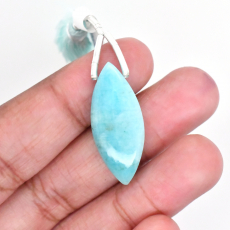 Amazonite Drops Marquise Shape 28X12mm Drilled Bead Single Pair