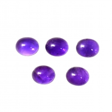 Amethyst Cab Oval 11X9mm Approximately 16 Carat.