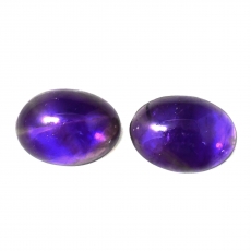 Amethyst Cab Oval 18X13mm Approximately 20 Carat