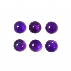 Amethyst Cab Round 10mm Approximately 20 Carat