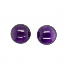 Amethyst Cabs Round 15mm Approximately 25.00 Carat