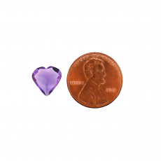 Amethyst Heart Shape 10mm Single Piece 2.60 Carat