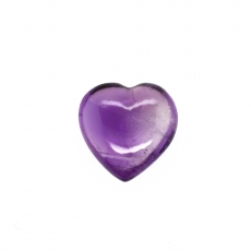 Amethyst Heart Shape 18mm Single Piece Approximately 23.00 Carat
