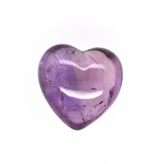 Amethyst Heart Shape 20mm Single Piece Approximately 33.30 Carat