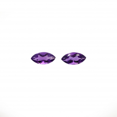 Amethyst Marquise 10x5 mm Matching Pair Approximately 1.95 Carat