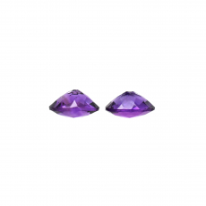 Amethyst Oval 10x8mm Matching Pair Approximately 4.50 Carat.