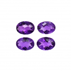 Amethyst Oval 7x5mm Approximately 2.75 Carat.