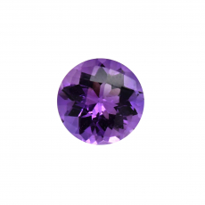 Amethyst Round 12mm Single Piece Approximately 5 Carat.