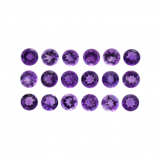 Amethyst Round 4mm Approximately 4 Carat.