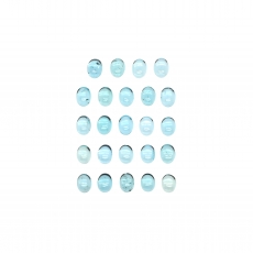 Apatite Cab Oval 4x3mm Approximately 5 Carat