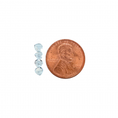 Aquamarine Heart Shape 4mm Approximately 0.75 Carat