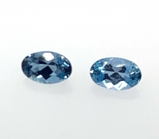 Aquamarine Oval 5x3mm  Approx 0.46Carat Matched Pair