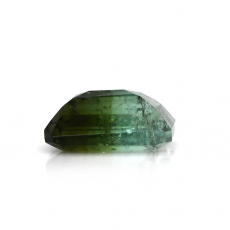 Bi Color Tourmaline Emerald Cut 7.3x5.1mm 1.17Carat Single Piece