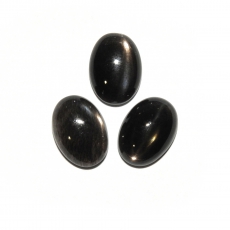 Black Moonstone Cabs Oval 14x10mm Approximately 14 Carat