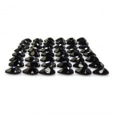 Black Onyx Pear Shape 5x3mm Approximately 4 Carat