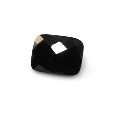 Black Spinel Emerald Cushion 16X12mm Single Piece approximately 11 Carat