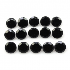 Black Spinel Round 5mm approximately 10 carat