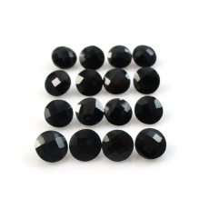 Black Spinel Round 5mm Approximately 9 Carat