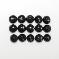 Black Star Diopside Round 6mm Approximately 16 Carat