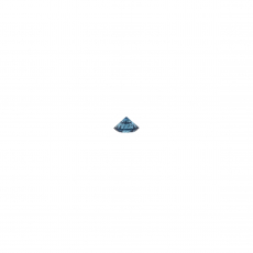 Blue Diamond Round 3.7mm Single Piece Approximately 0.20 Carat