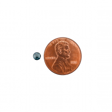 Blue Diamond Round 4mm Single Piece Approximately 0.23 Carat